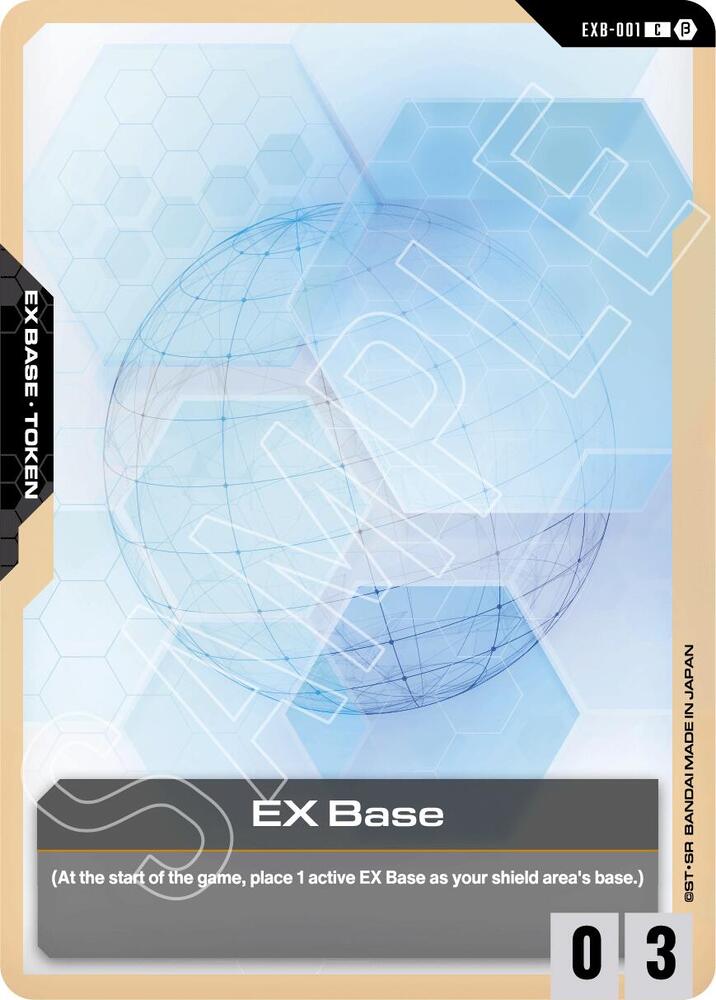 EX Base EXB-001 Gundam card