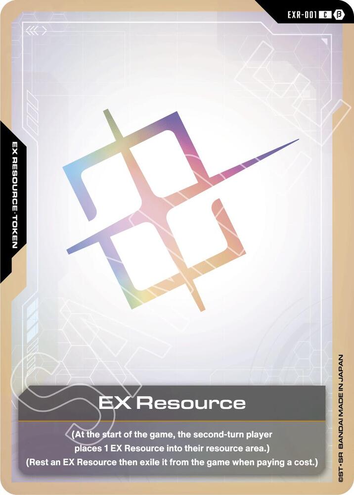EX Resource EXR-001 Gundam card