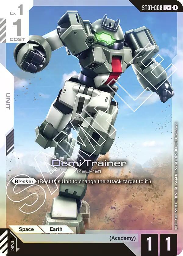 Demi Trainer ST01-008 C+ Gundam card