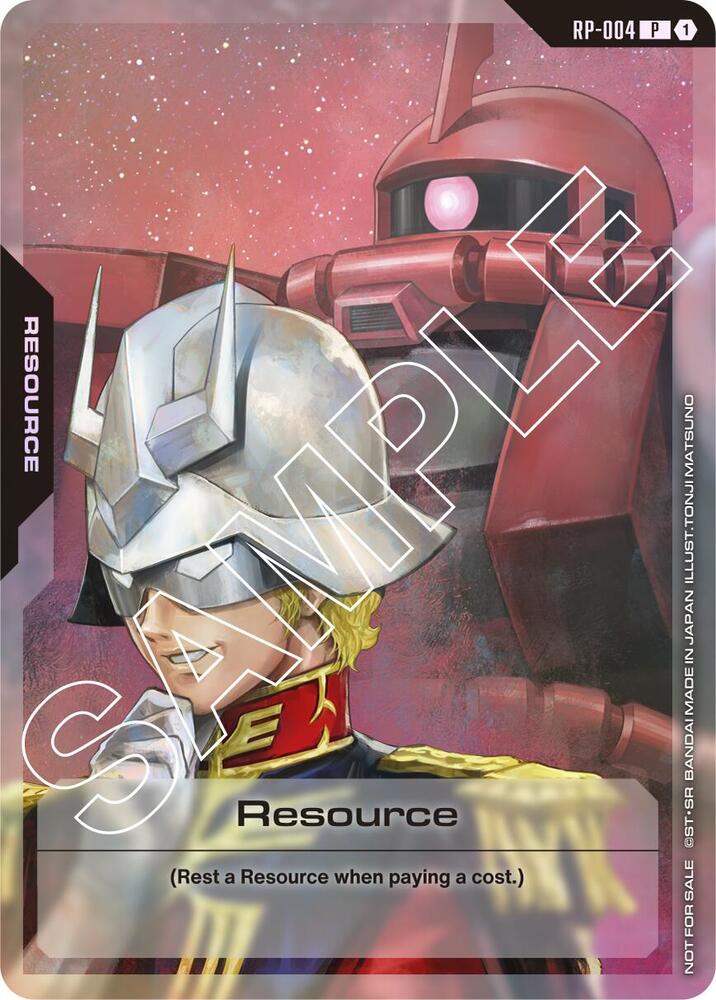 Promotional Resource Tokens Gundam Card Game set cover card