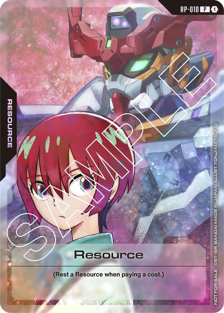 Resource (Anime Expo 2025) RP-010 Gundam card