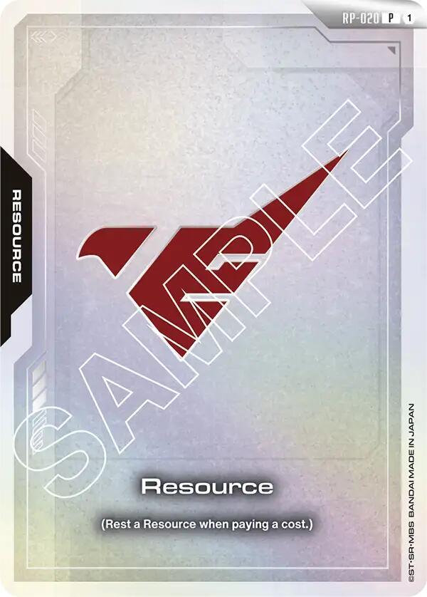 Resource (Asticassia School of Technology) RP-020 Gundam card
