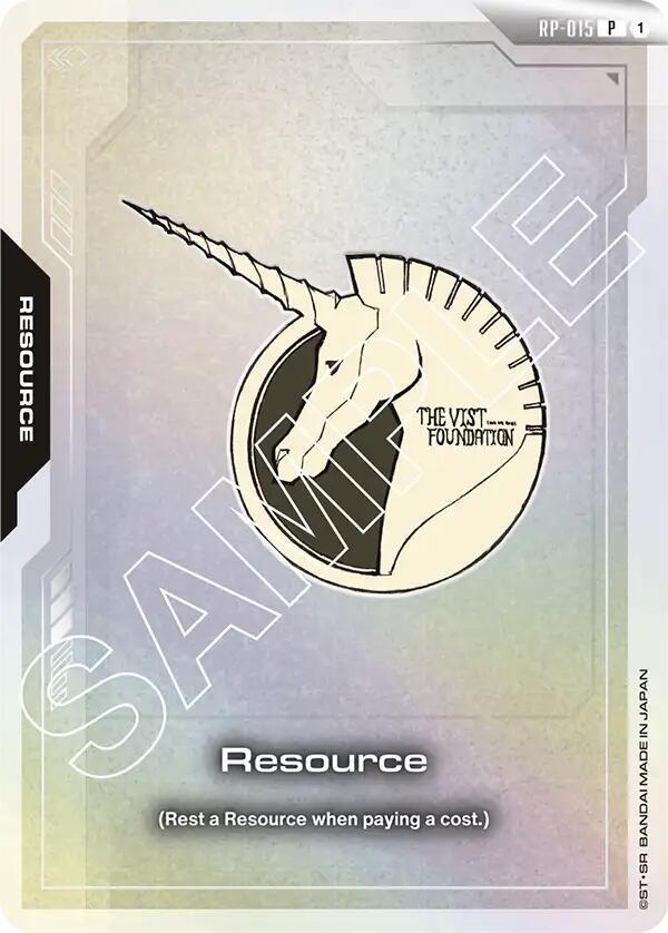 Resource (Vist Foundation) RP-015 Gundam card