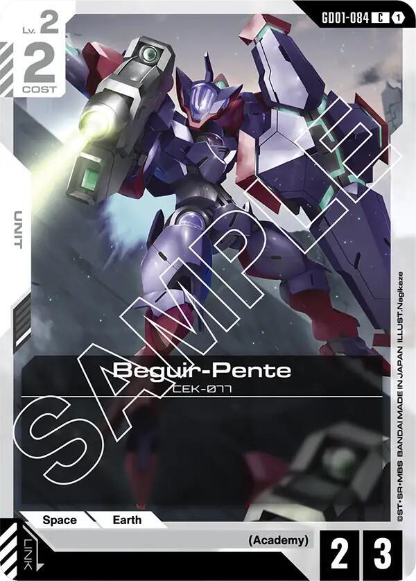 Beguir-Pente GD01-084 Gundam card