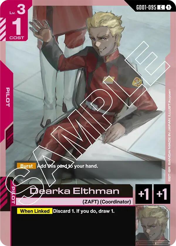 Dearka Elthman GD01-095 Gundam card