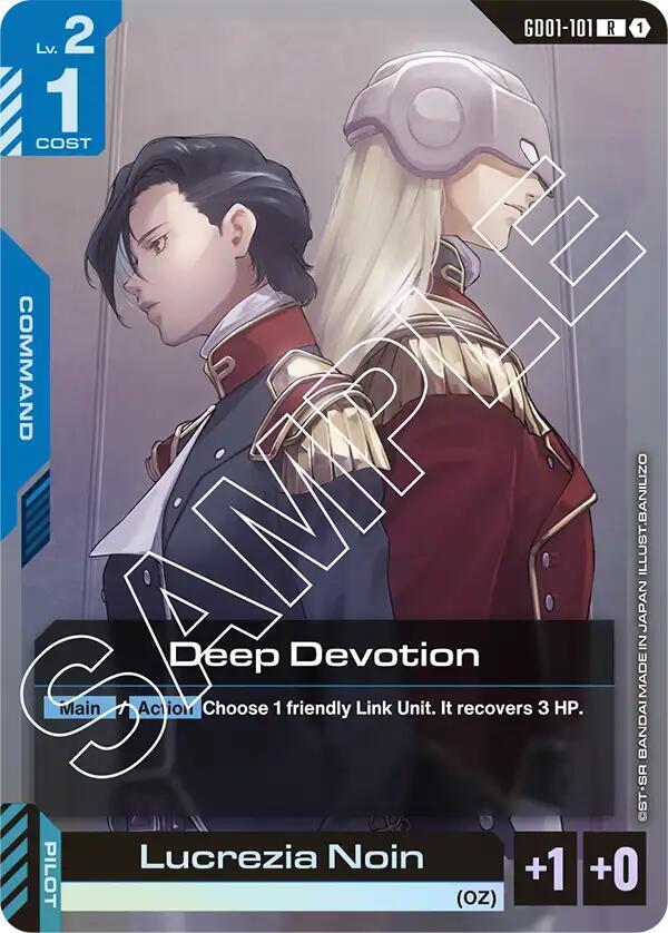 Deep Devotion GD01-101 Gundam card