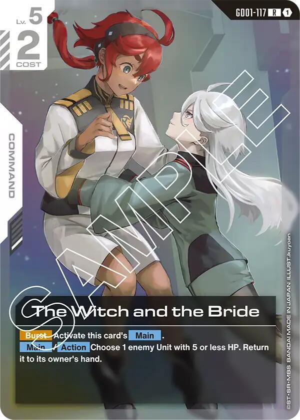 The Witch and the Bride GD01-117 Gundam card