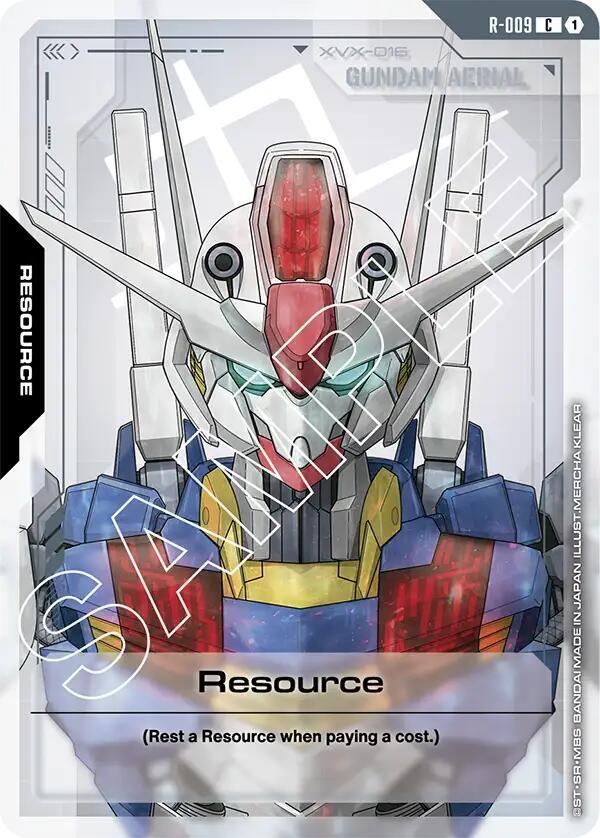 Resource R-009 Gundam card