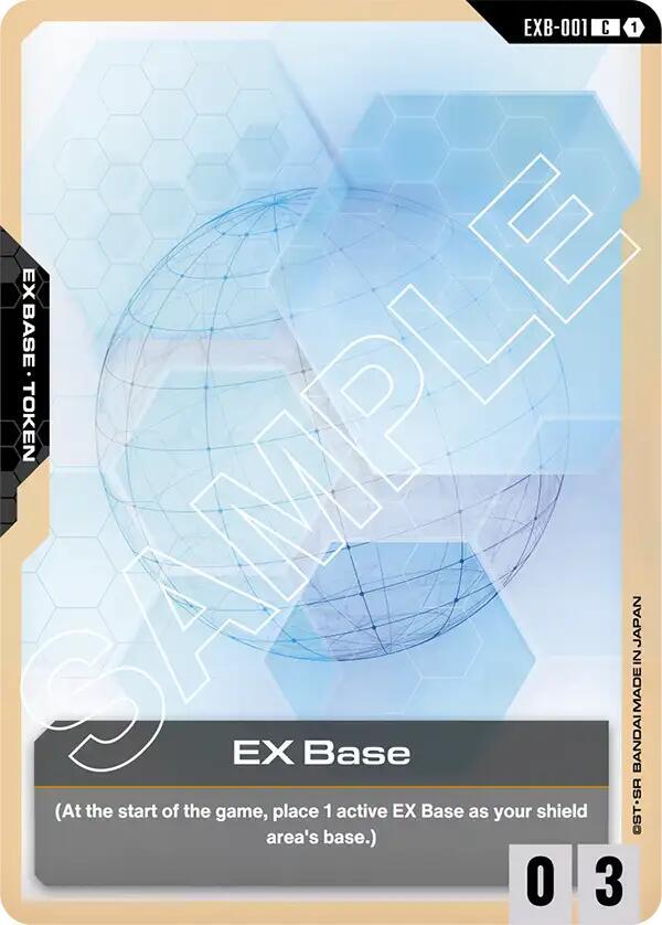 EX Base EXB-001 C Gundam card