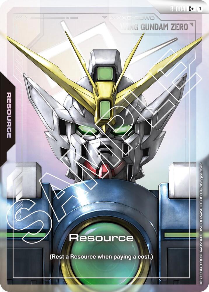 Resource R-004 C+ Gundam card