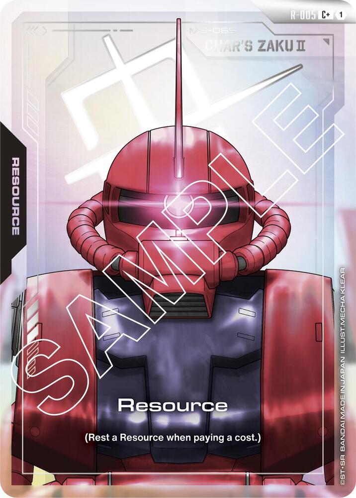Resource R-005 C+ Gundam card