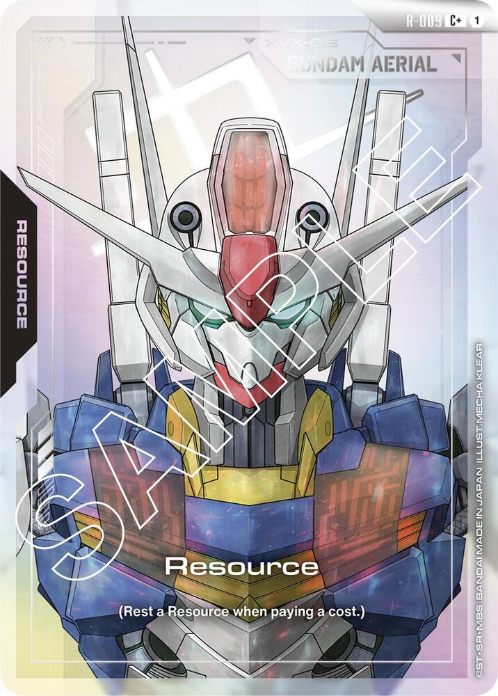 Resource R-009 C+ Gundam card