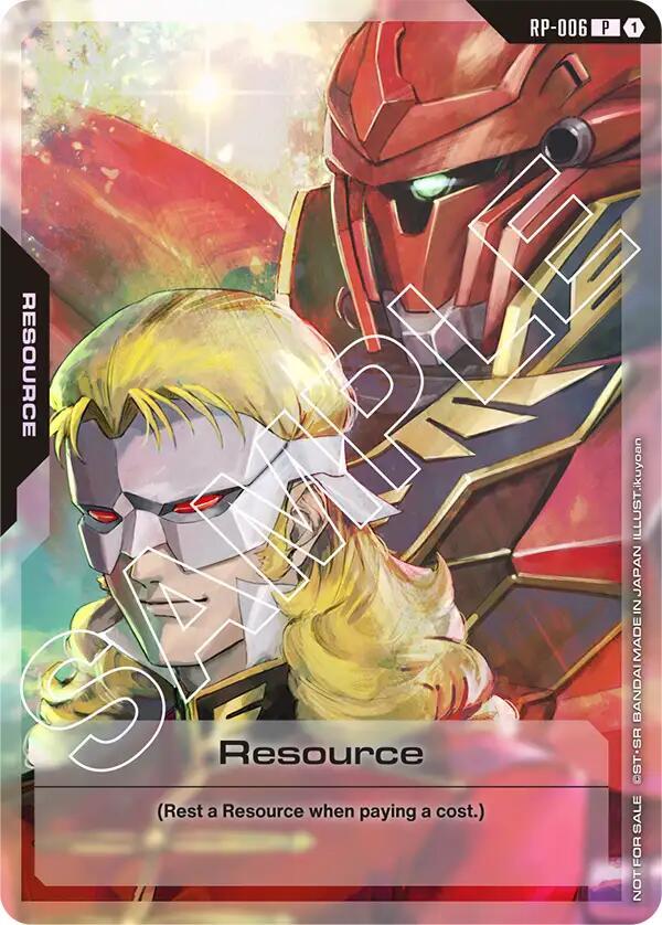 Resource (Resource Pack) RP-006 Gundam card