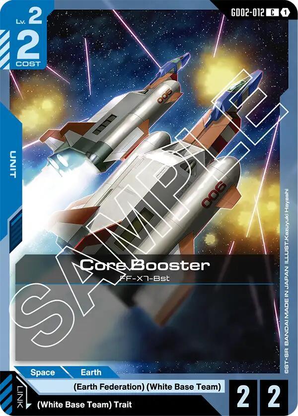 Core Booster GD02-012 Gundam card