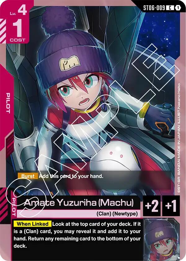 Starter Deck 06: Clan Unity Gundam Card Game set cover card