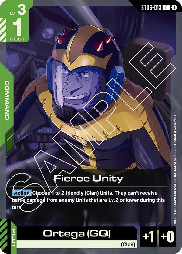 Fierce Unity ST06-013 Gundam card