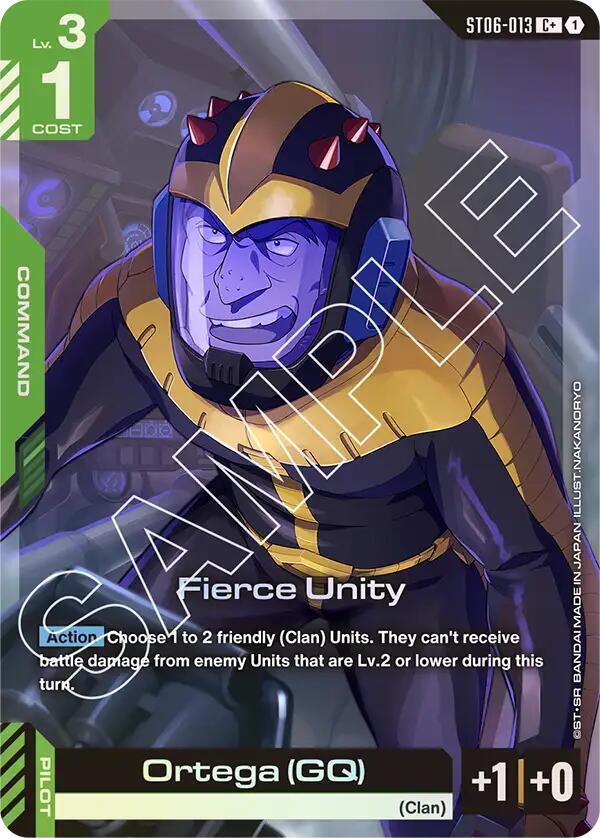 Fierce Unity ST06-013 C+ Gundam card