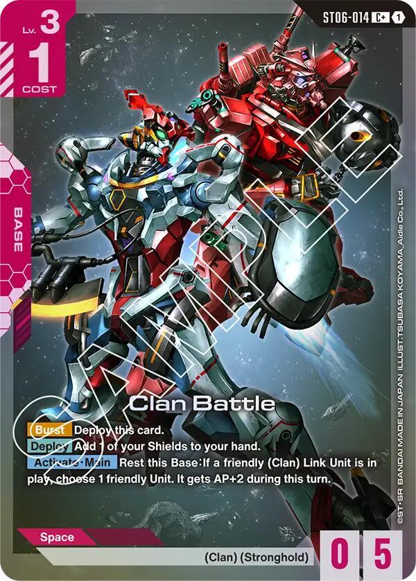 Clan Battle ST06-014 C+ Gundam card