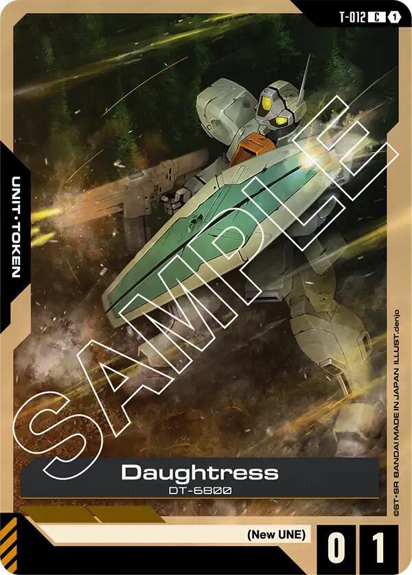 Daughtress T-012 Gundam card