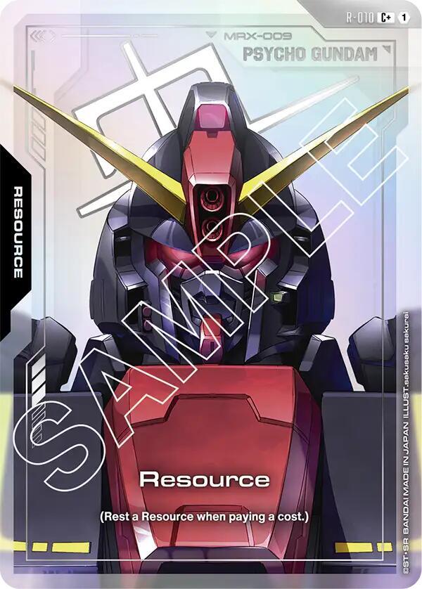 Resource R-010 C+ Gundam card