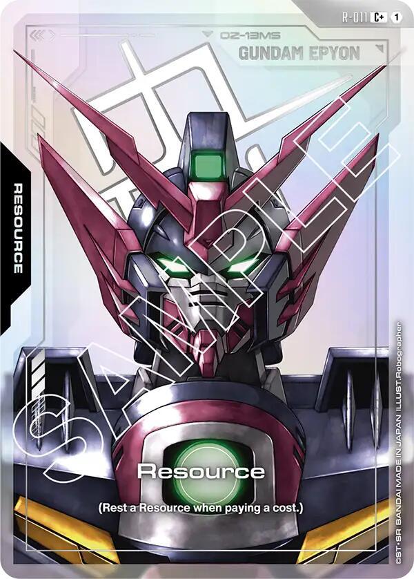 Resource R-011 C+ Gundam card