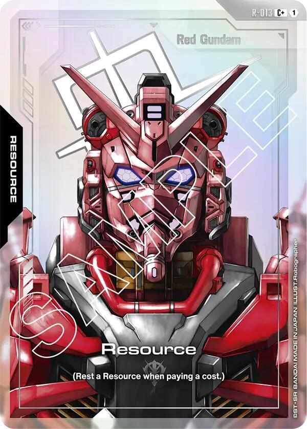 Resource R-013 C+ Gundam card