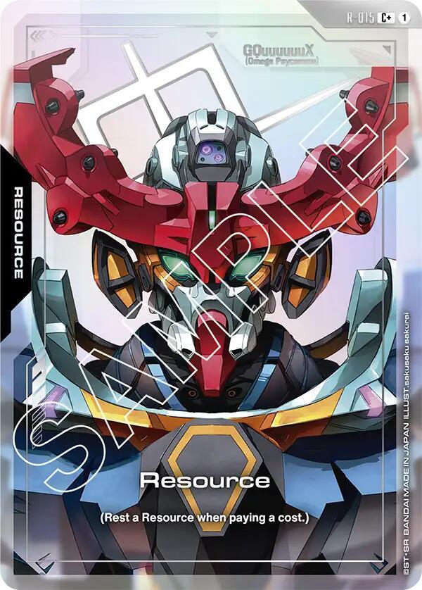 Resource R-015 C+ Gundam card