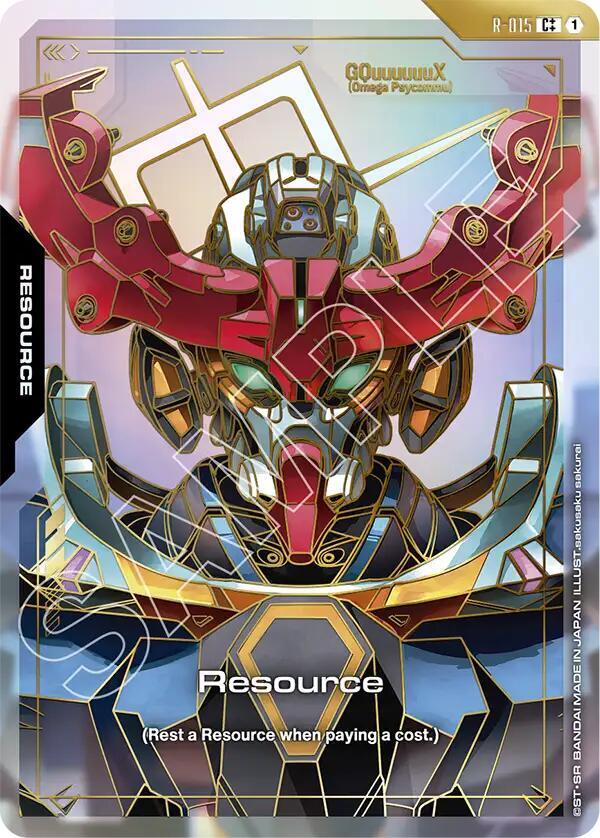 Resource R-015 C++ Gundam card