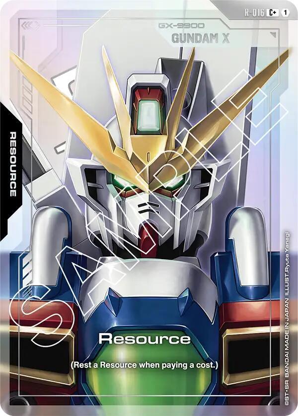 Resource R-016 C+ Gundam card