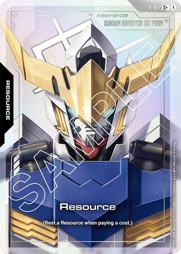 Resource R-017 C+ Gundam card