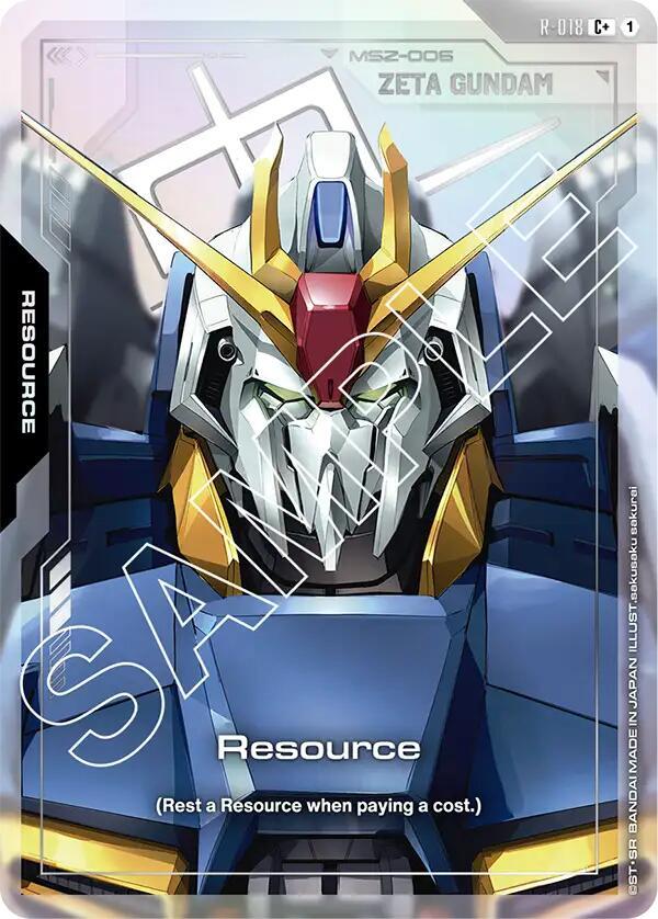Resource R-018 C+ Gundam card