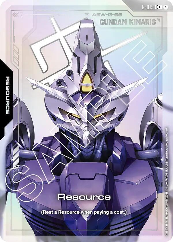 Resource R-019 C+ Gundam card