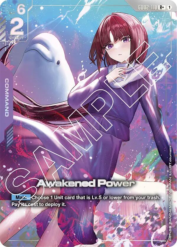 Awakened Power GD02-110 R+ Gundam card