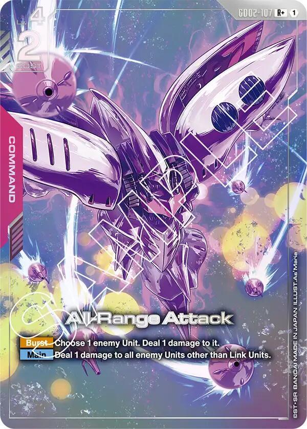 All-Range Attack GD02-107 R+ Gundam card
