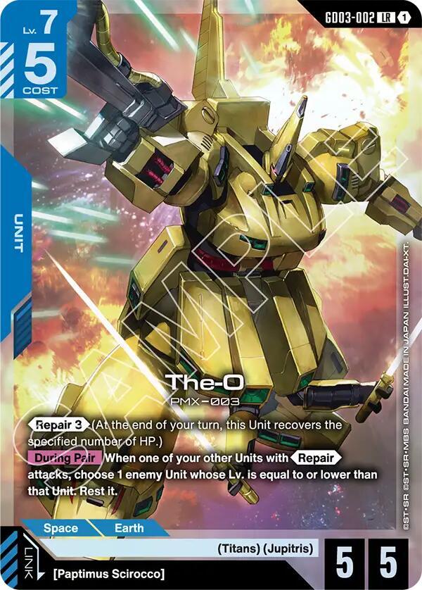 The-O GD03-002 Gundam card