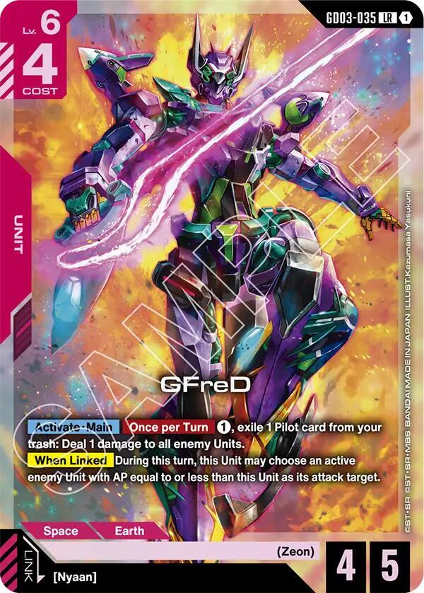GFreD GD03-035 Gundam card