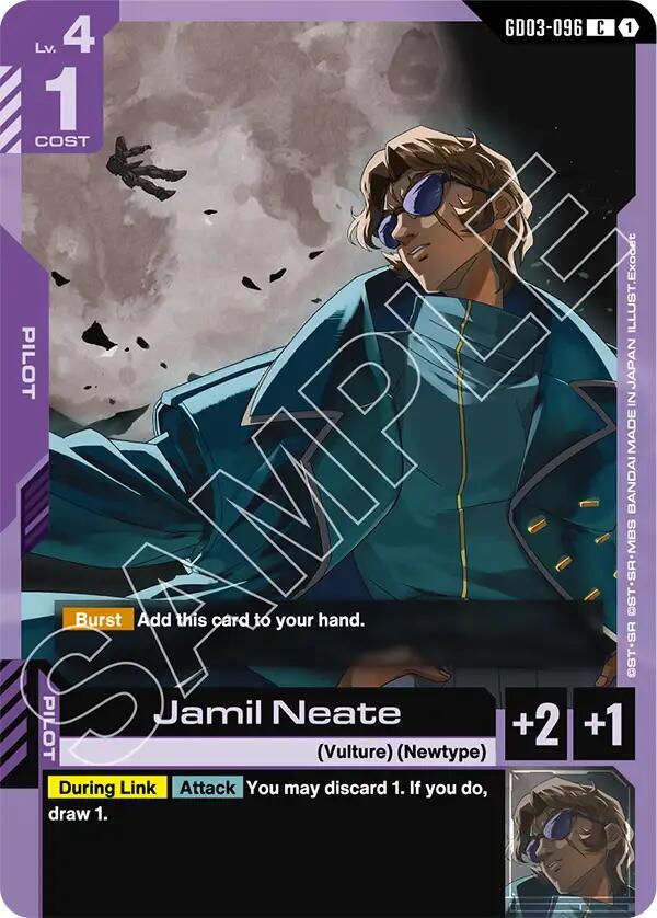 Jamil Neate GD03-096 Gundam card