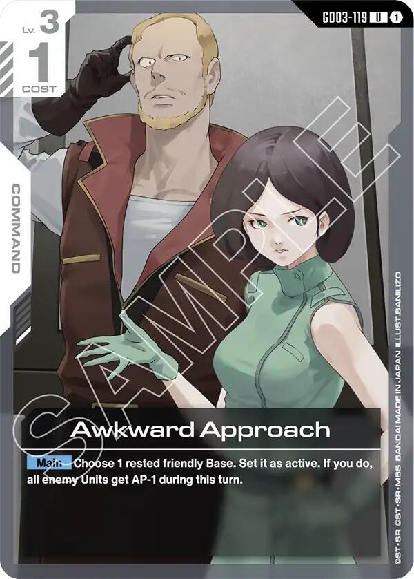Awkward Approach GD03-119 Gundam card