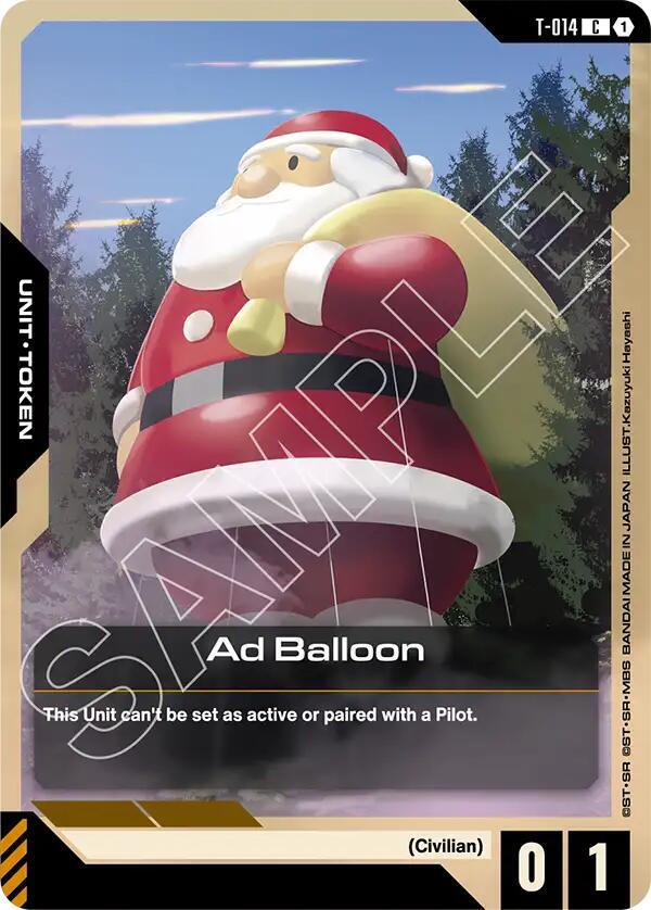 Ad Balloon T-014 Gundam card