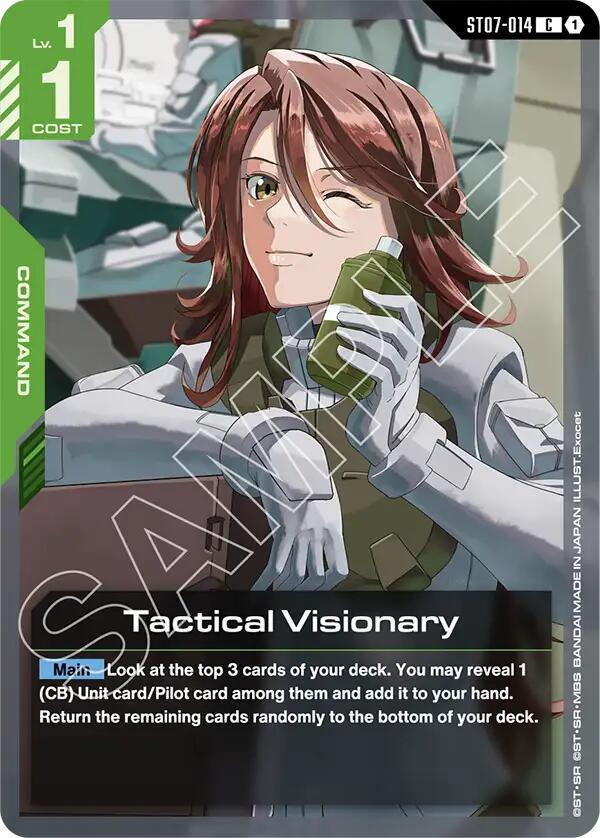 Tactical Visionary ST07-014 Gundam card