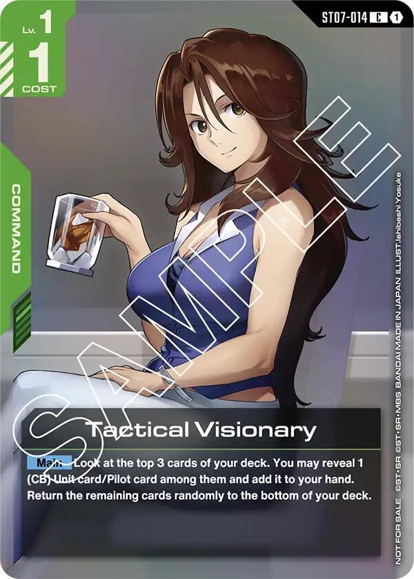 Tactical Visionary ST07-014 C Gundam card