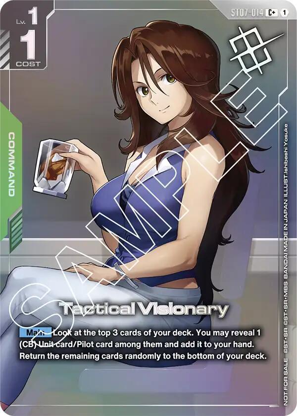 Tactical Visionary ST07-014 C+ Gundam card