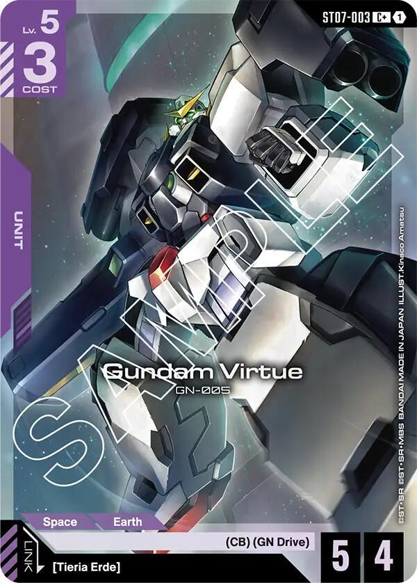 Gundam Virtue ST07-003 C+ Gundam card