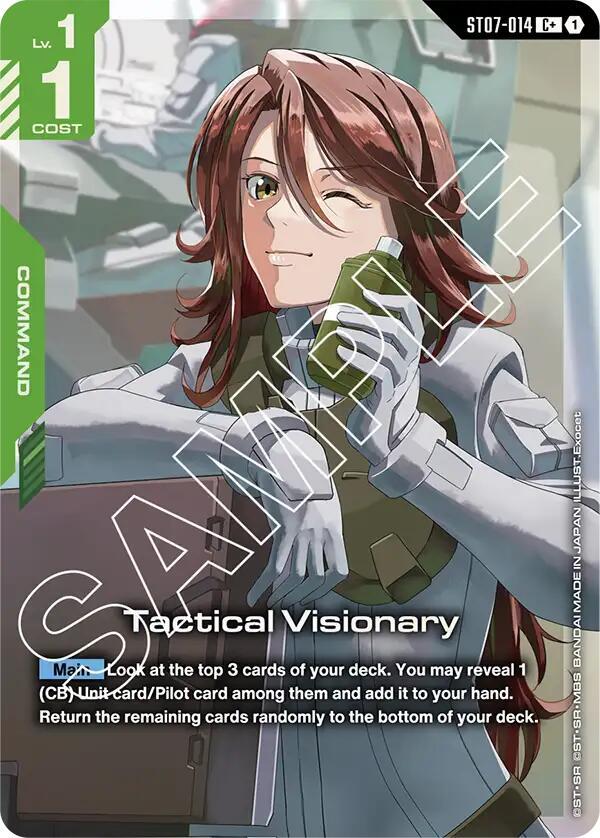 Tactical Visionary ST07-014 C+ Gundam card