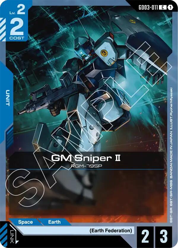 GM Sniper II GD03-011 Gundam card