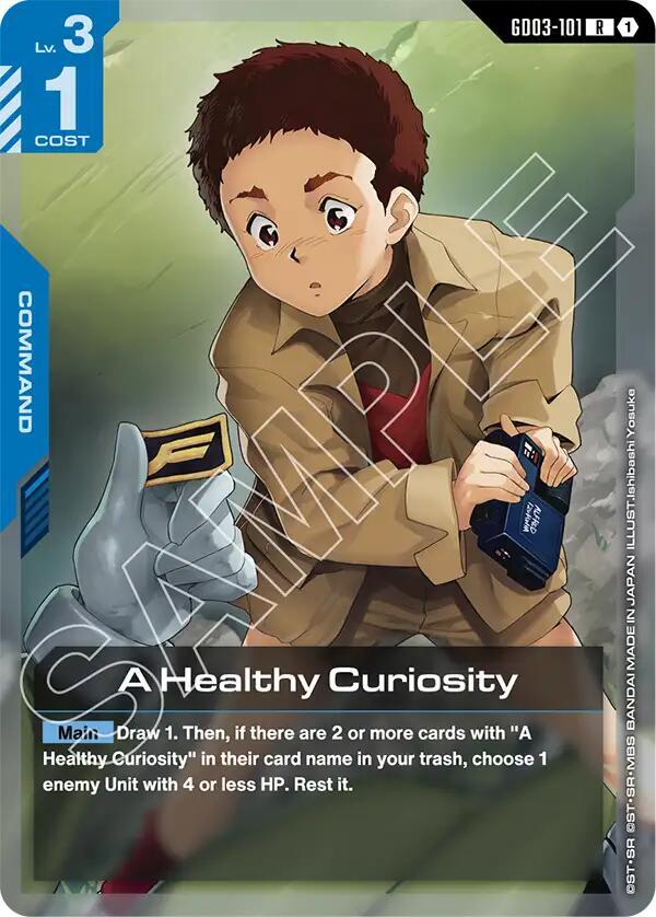 A Healthy Curiosity GD03-101 Gundam card