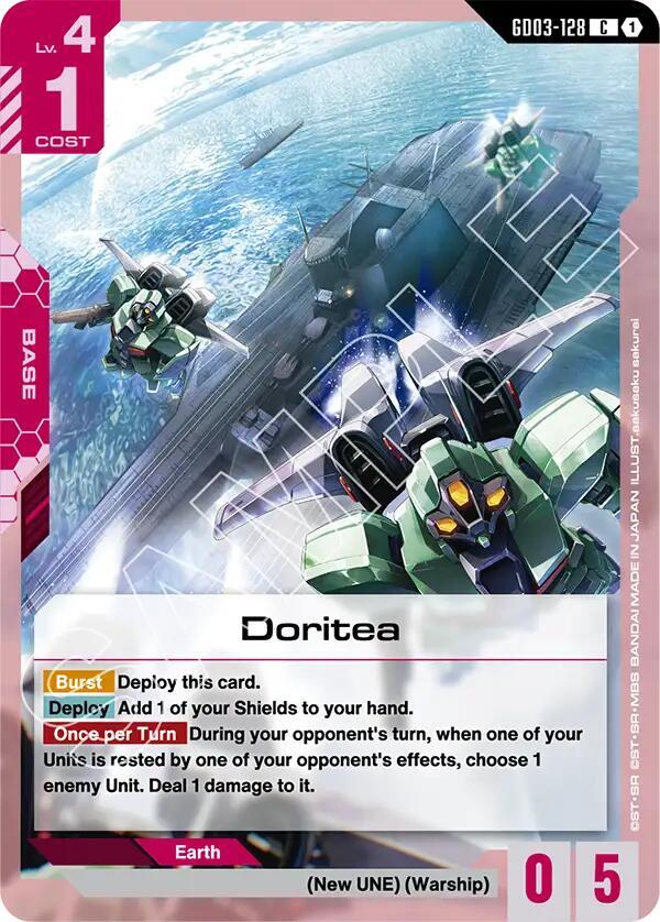 Doritea GD03-128 Gundam card