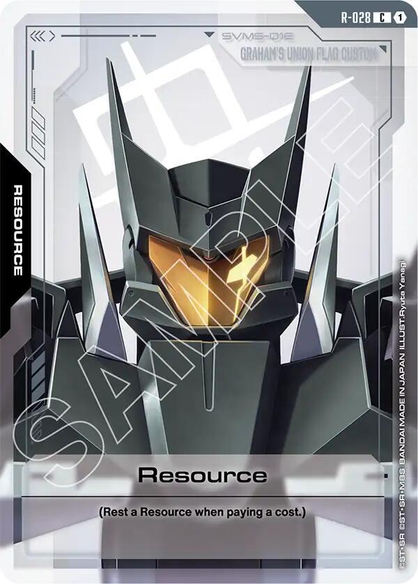Resource R-028 Gundam card