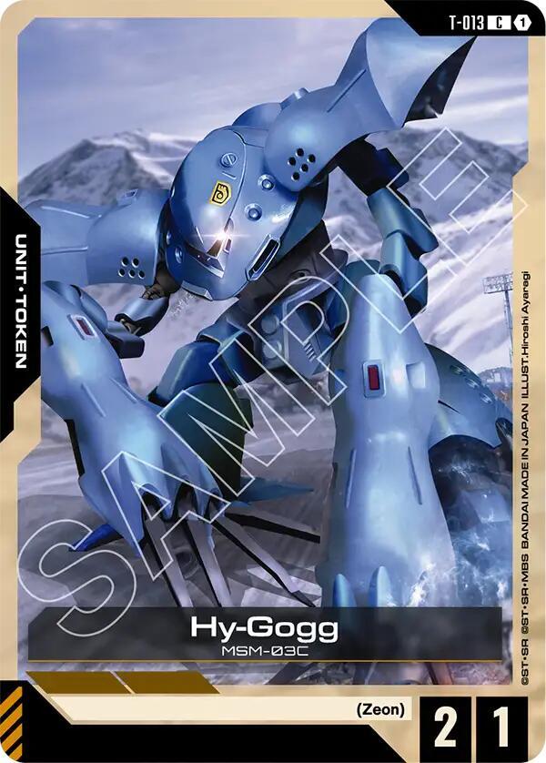 Hy-Gogg T-013 Gundam card