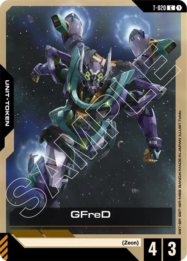 GFreD T-020 Gundam card